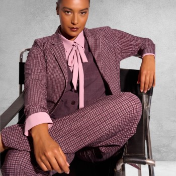 PLUS BASICS Shirt Puffed ANTIQUE PINK