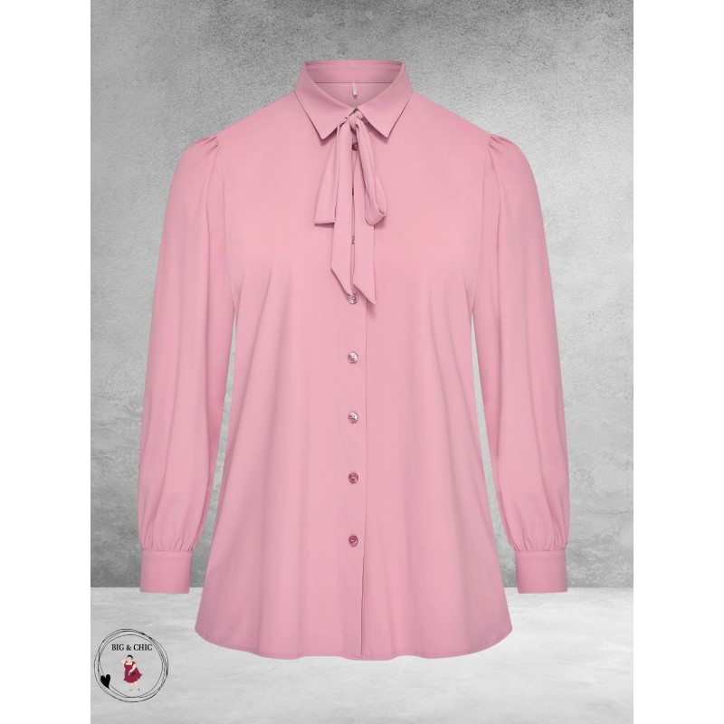 PLUS BASICS Shirt Puffed ANTIQUE PINK