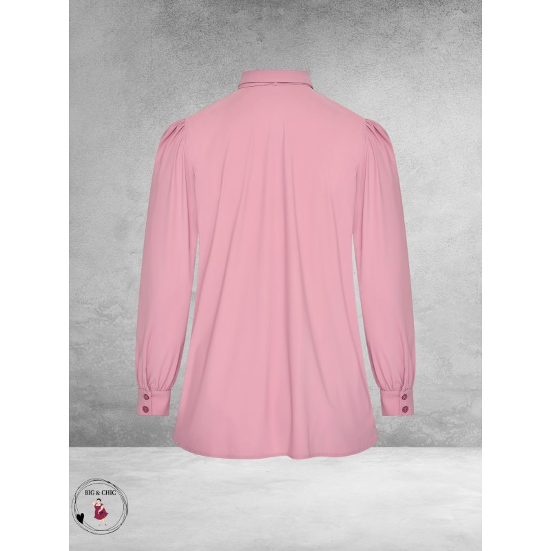 PLUS BASICS Shirt Puffed ANTIQUE PINK