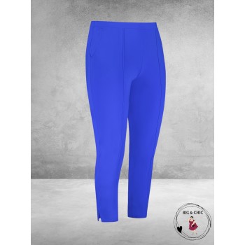 PLUS BASICS Broek 7/8 Royal Blue