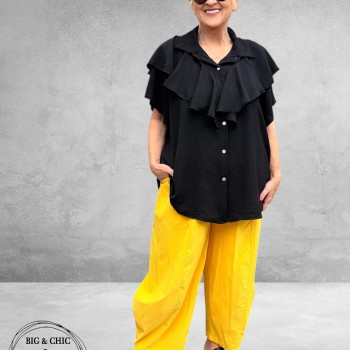 New Style Roezel Blouse Zwart