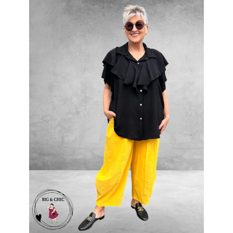 New Style Roezel Blouse Zwart