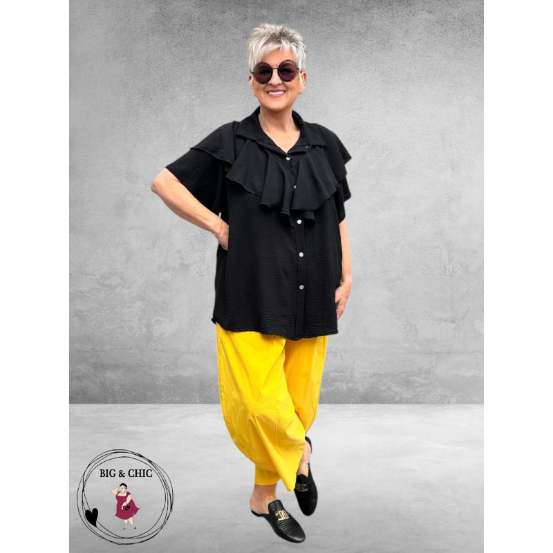 New Style Roezel Blouse Zwart