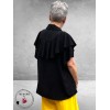 New Style Roezel Blouse Zwart