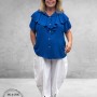 New Style Roezel Blouse Koningsblauw