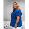 New Style Roezel Blouse Koningsblauw