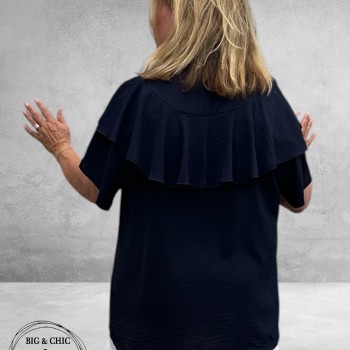 New Style Roezel Blouse Navy