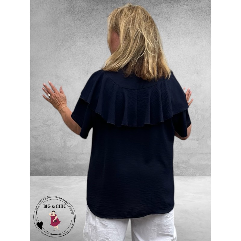 New Style Roezel Blouse Navy