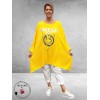 Rafay Poncho Zomer Shirt Geel