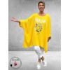 Rafay Poncho Zomer Shirt Geel