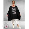 Rafay Poncho Zomer Shirt Zwart