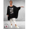 Rafay Poncho Zomer Shirt Zwart