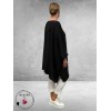 Rafay Poncho Zomer Shirt Zwart
