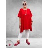 Rafay Shirt A-Lijn Vurig Rood