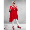 Rafay Shirt A-Lijn Vurig Rood