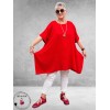 Rafay Shirt A-Lijn Vurig Rood
