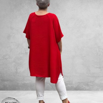 Rafay Shirt A-Lijn Roze