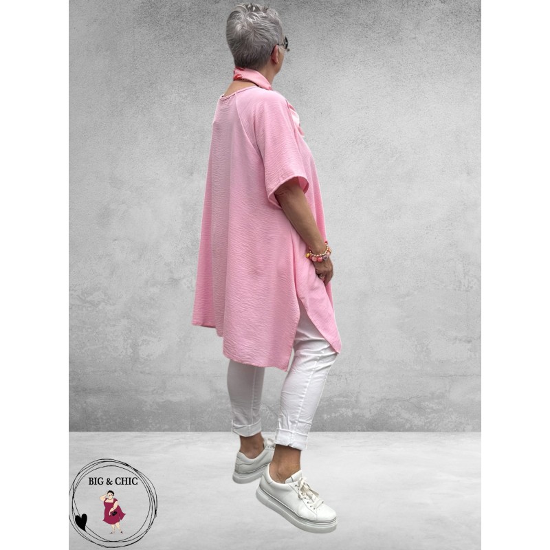 Rafay Shirt A-Lijn Roze
