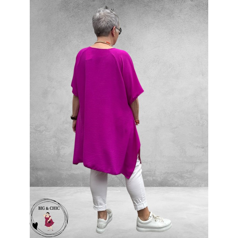 Rafay Shirt A-Lijn Fuchsia