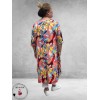 Rafay Jurk A-Lijn Florale Print