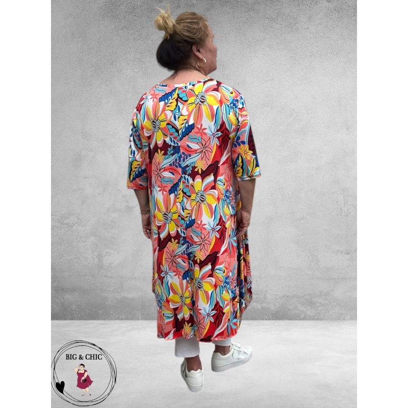 Rafay Jurk A-Lijn Florale Print