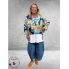 Rafay Shirt Blouson Model Tropische Print