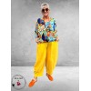 Rafay Shirt Blouson Model Tropische Print