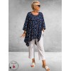 Rafay Tuniek A-Lijn Navy Dots