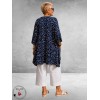 Rafay Tuniek A-Lijn Navy Dots