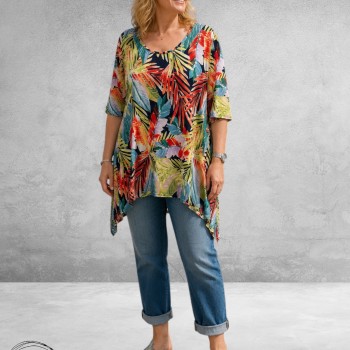 Rafay Tuniek/Shirt Tropische Flair