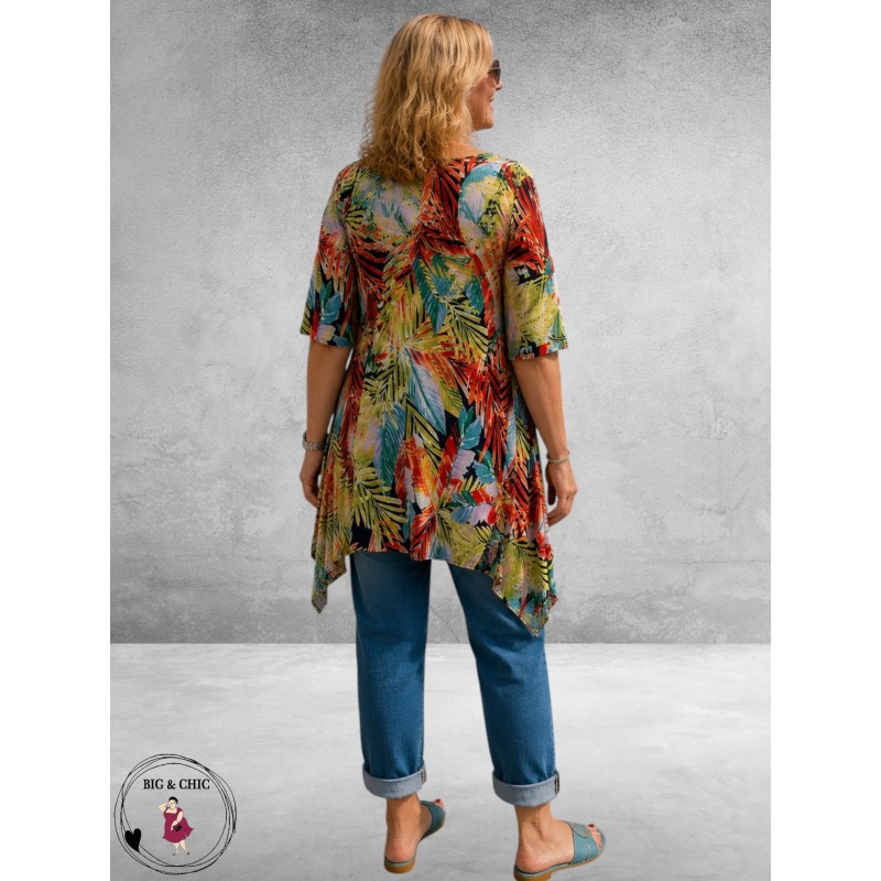 Rafay Tuniek/Shirt Tropische Flair