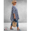 Rafay Tuniek Blauw-Wit Grafic