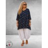Rafay Tuniek Navy Wit Stippen
