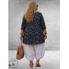 Rafay Tuniek Navy Wit Stippen
