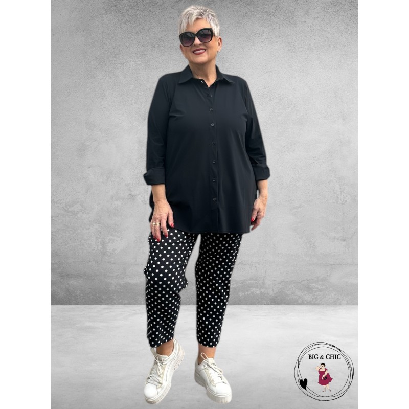 ROBELL Broek Bella Navy/Witte Dots