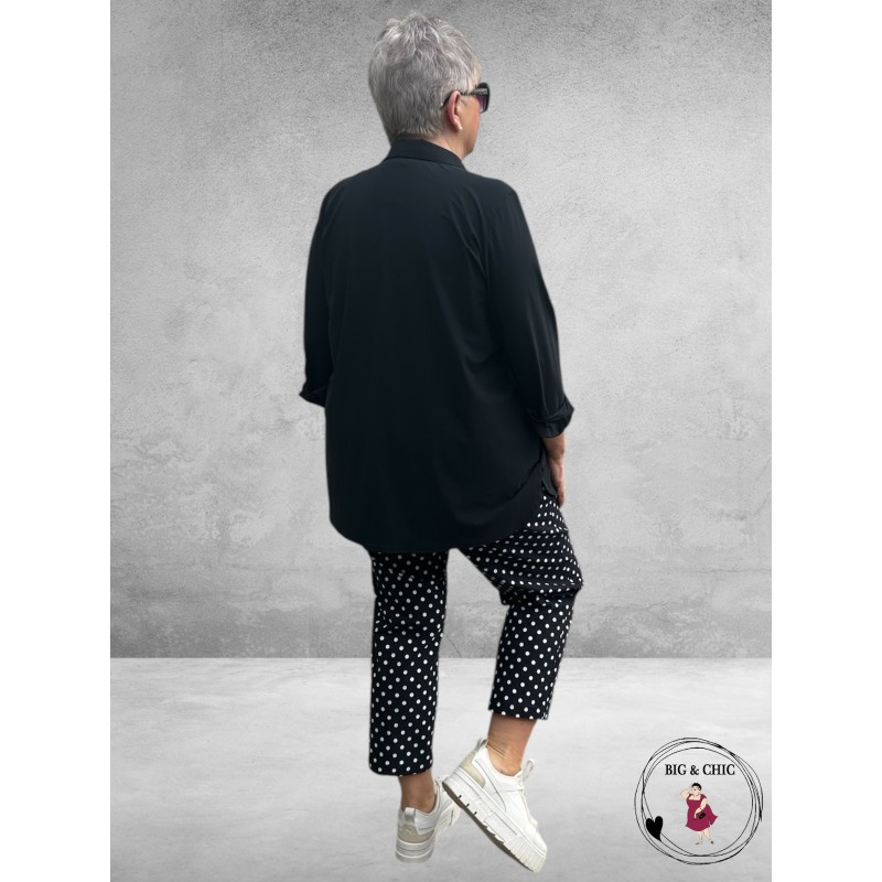 ROBELL Broek Bella Navy/Witte Dots