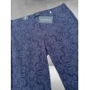 ROBELL Broek Marie Straight Fit Paisley Navy