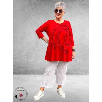 ROBELL Broek Joella Flair Wit