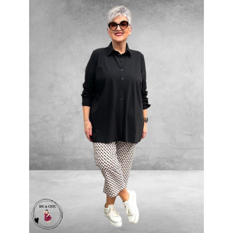 Robell Broek EFI Zwart/Creme/Beige