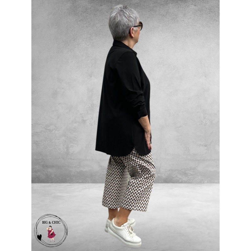 Robell Broek EFI Zwart/Creme/Beige