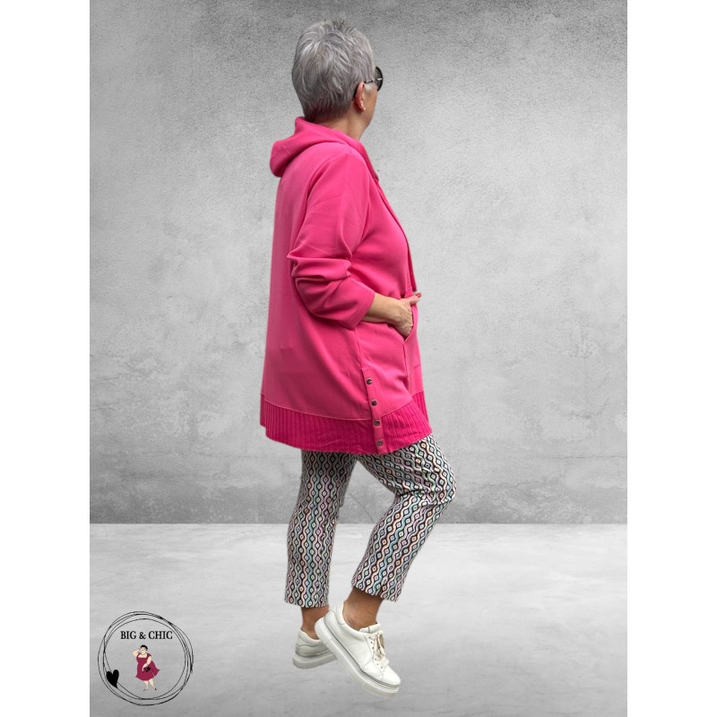 ROBELL Broek Rose Slim Fit Enkel Lila Multi