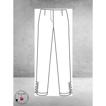 Robell Broek Enkel Lena Floral Multi