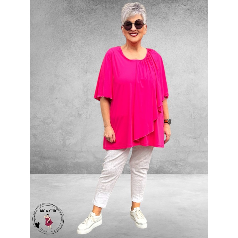 ROBELL Broek Bella Wit Jacquard