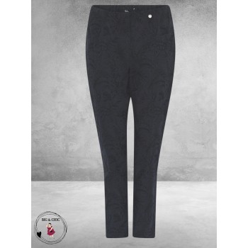 ROBELL Broek Bella Wit Jacquard