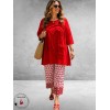 NOEN Tuniek Applicatie Scarlet Red