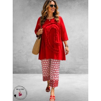 NOEN Tuniek Applicatie Scarlet Red