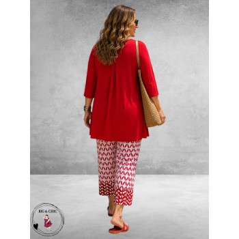 NOEN Tuniek Applicatie Scarlet Red