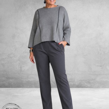 ROBELL Broek BELLA Grijs