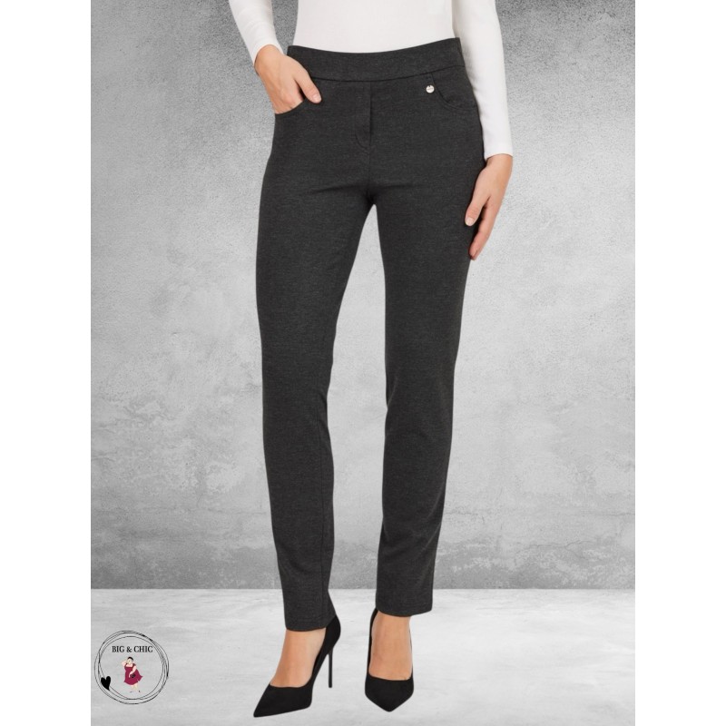 ROBELL Broek BELLA Winter Jersey Grijs