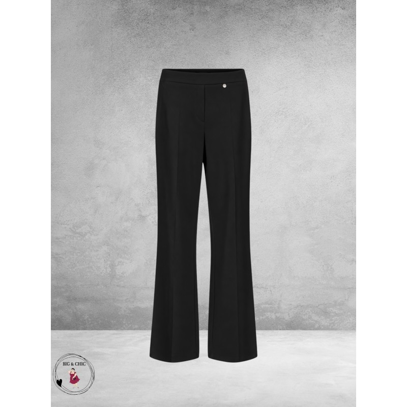 ROBELL Broek ANNA Relaxed Fit Zwart